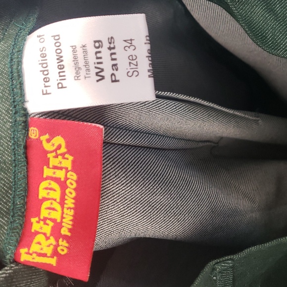 Vintage 1940's Freddies Of Pinewood Wing Trouser In Green Size 34 - Picture 8 of 11